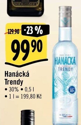 Vodka trendy Hanácká