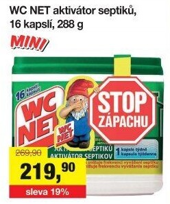 Aktivátor septiků biologický WC Net