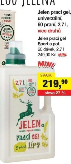 Prací gel Jelen