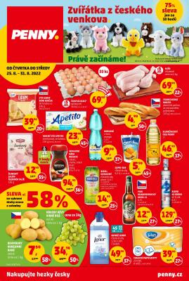 akční leták Penny Market 25.8.2022-31.8.2022