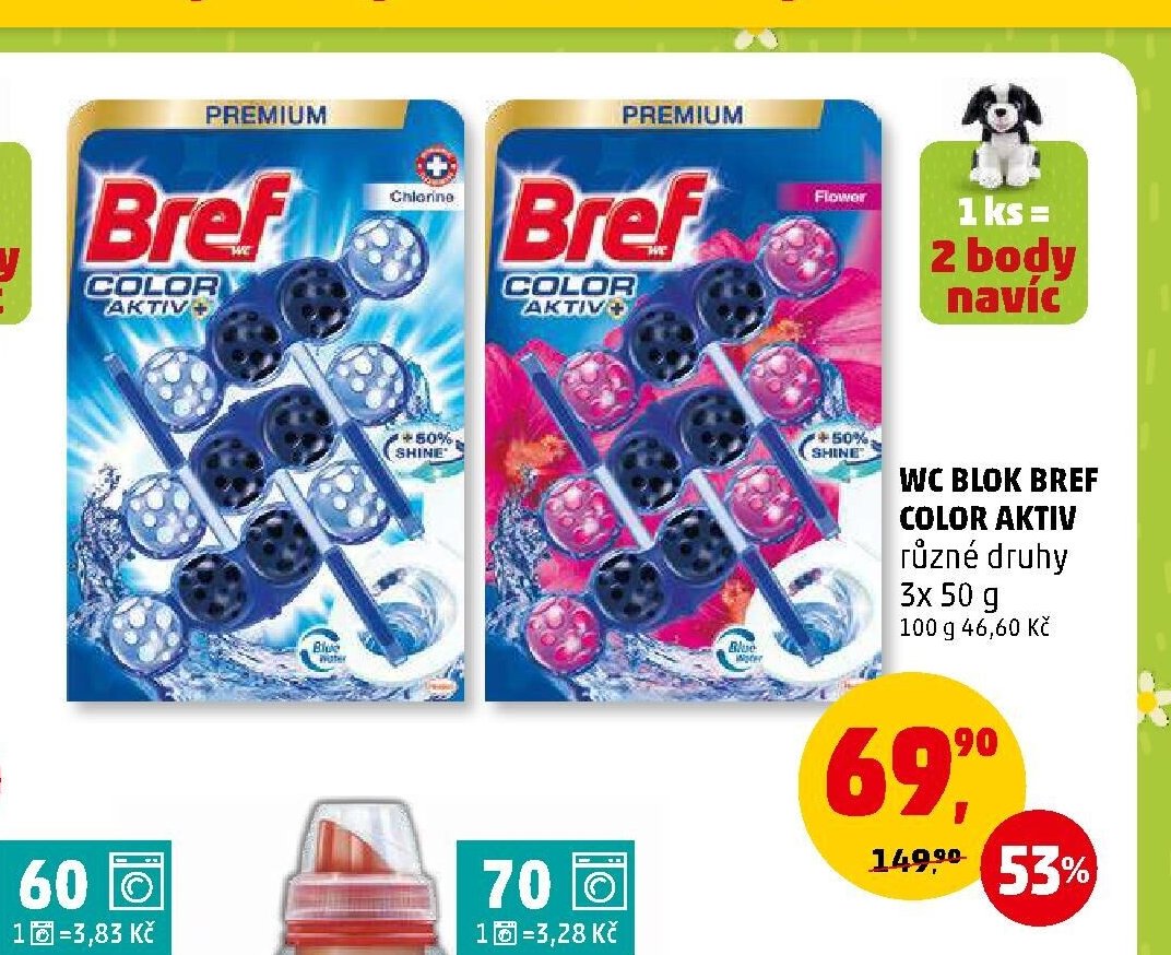 WC blok Bref Color Aktiv