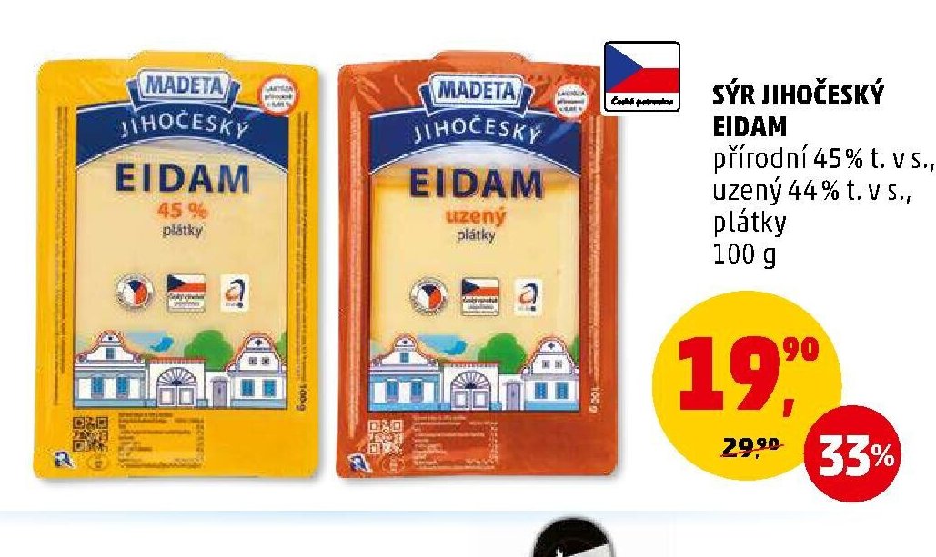 Sýr jihočeský Eidam