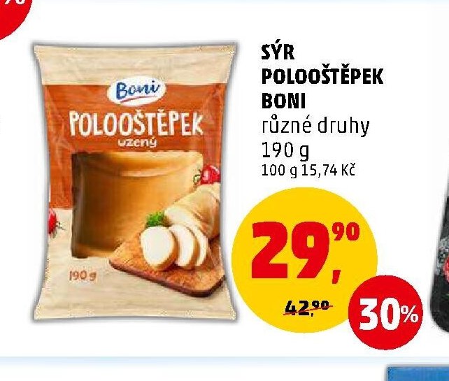 Sýr poloostěpek Boni