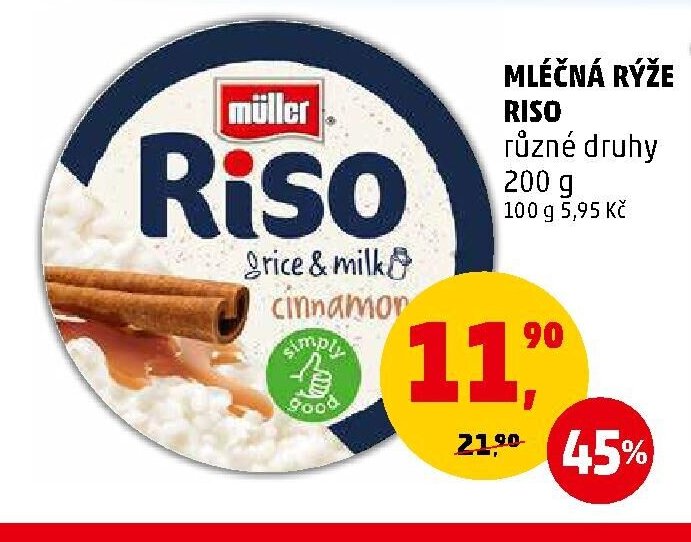 Mléčná rýže Riso