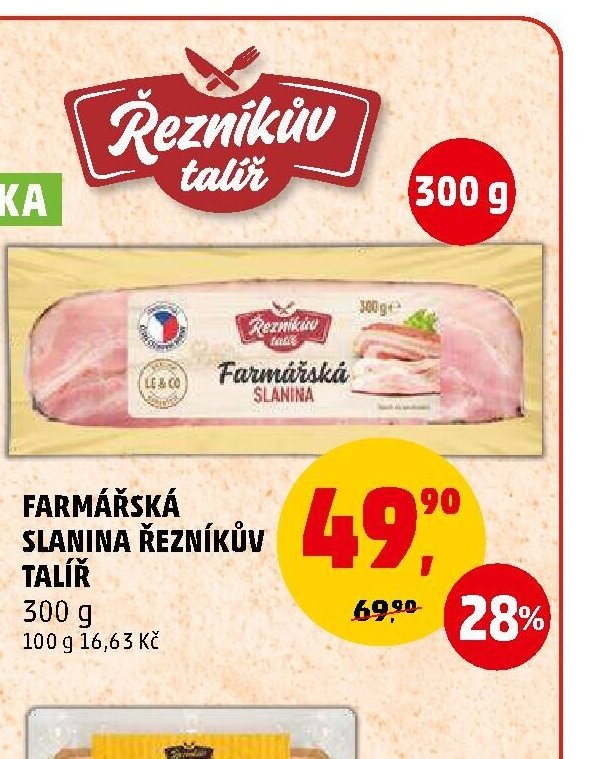 Farmářská slanina Řezníkův talíř