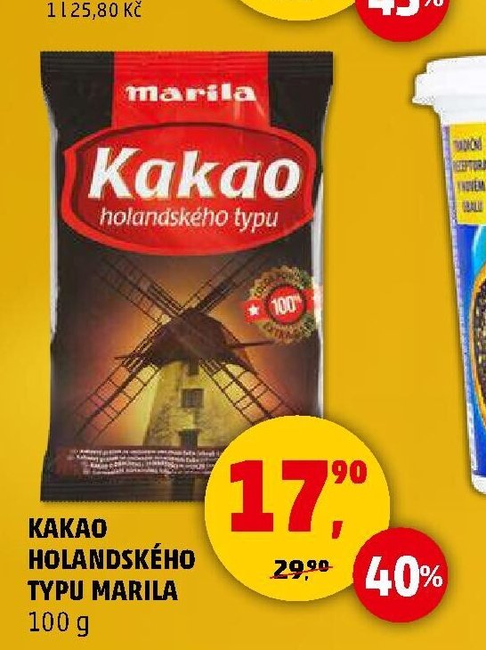 KAKAO HOLANDSKÉHO TYPU MARILA 100 g