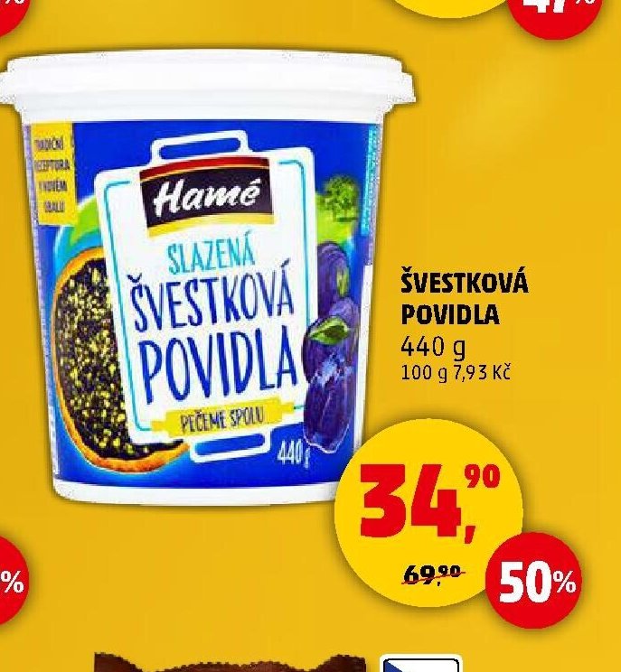 ŠVESTKOVÁ POVIDLA 440 g