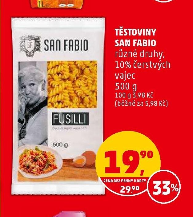 Těstoviny San Fabio