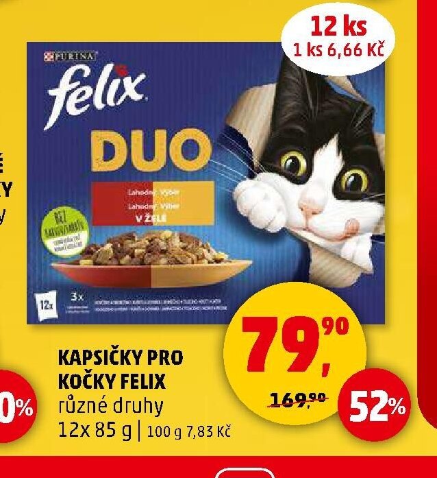 Kapsičky pro kočky Felix