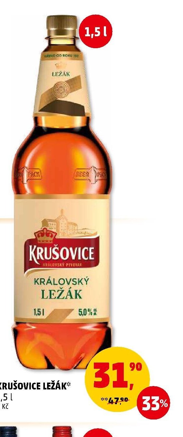PIVO KRUŠOVICE LEŽÁK