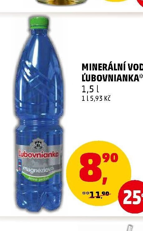 MINERÁLNÍ VODA ĽUBOVNIANKA*