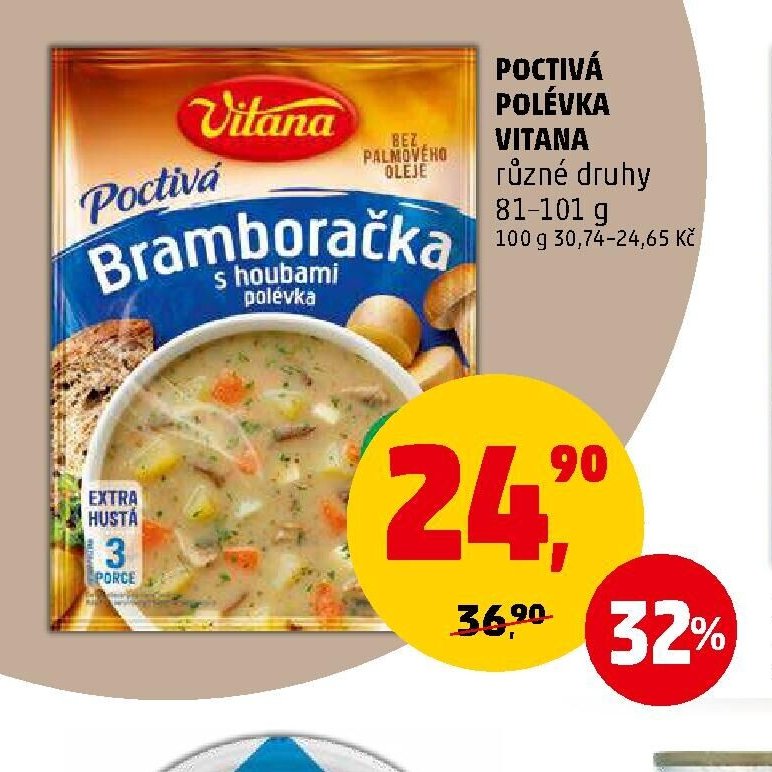 Poctivá polévka Vitana