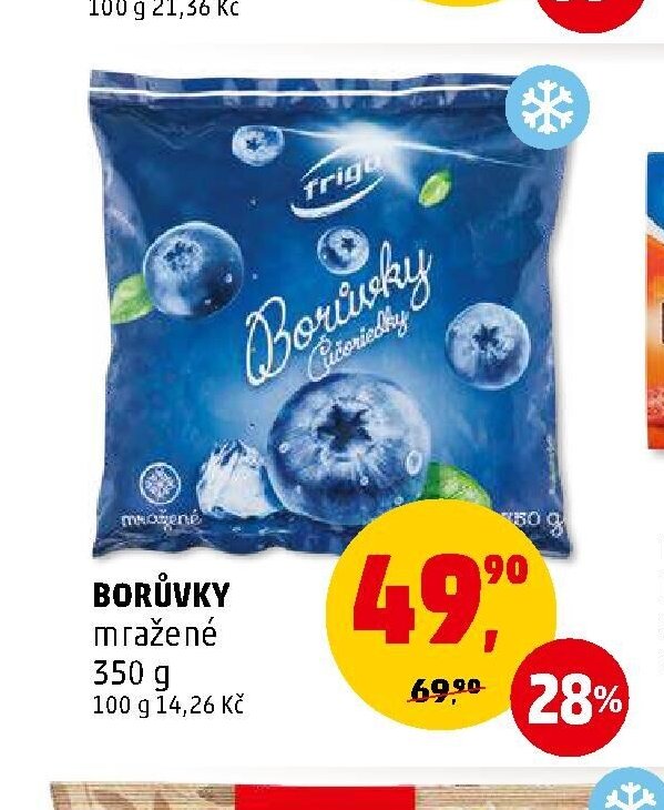Borůvky mražené