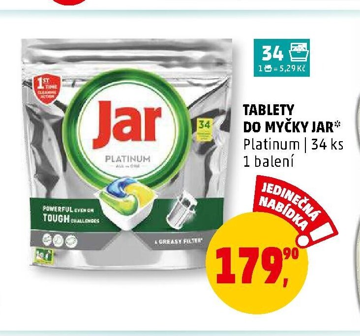 TABLETY DO MYČKY JAR