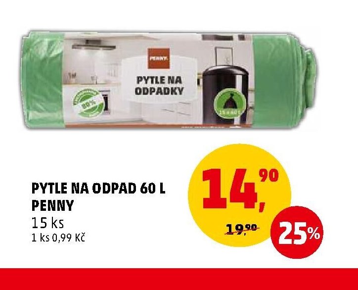 PYTLE NA ODPAD 60 L PENNY