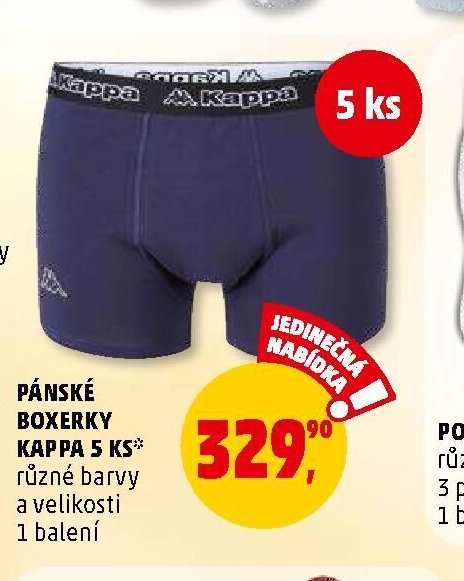 PÁNSKÉ BOXERKY KAPPA 5 KS