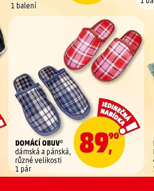 DOMÁCÍ OBUV