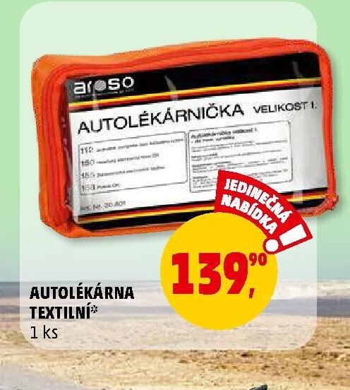 AUTOLÉKÁRNA TEXTILNÍ