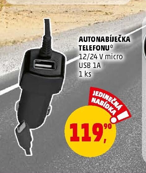 AUTONABÍJEČKA TELEFONU