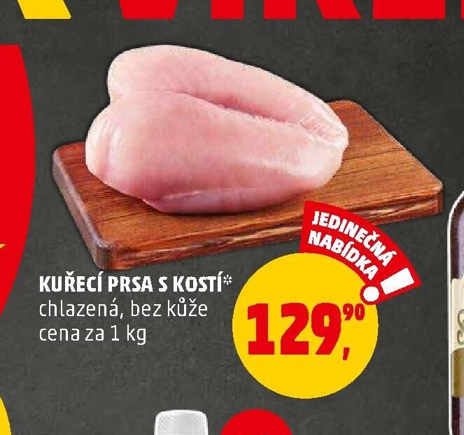 Kuřecí prsa s kostí