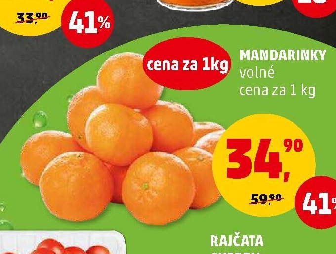 Mandarinky volné