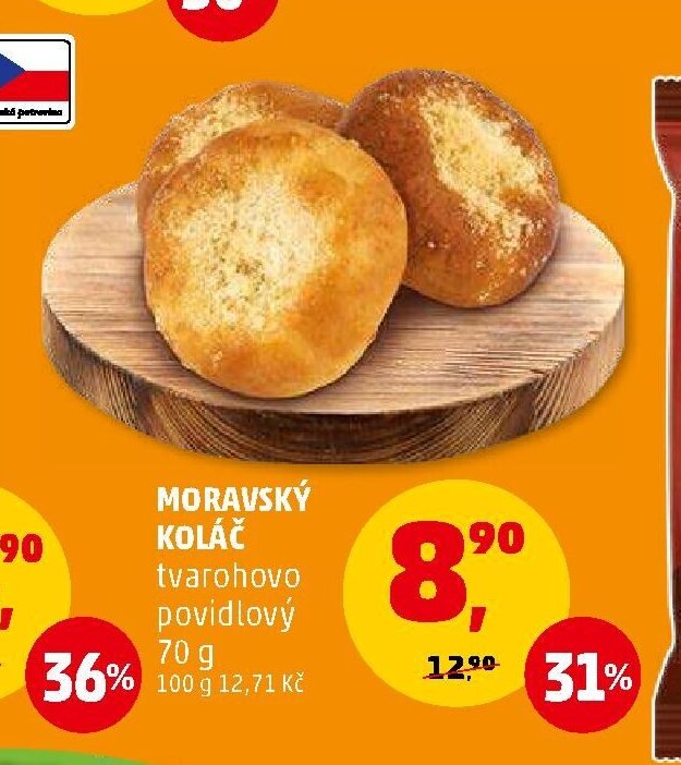 Moravský koláč povidlový