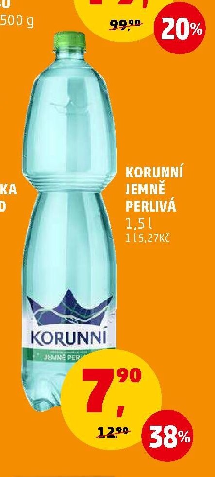 Korunní jemně perlivá