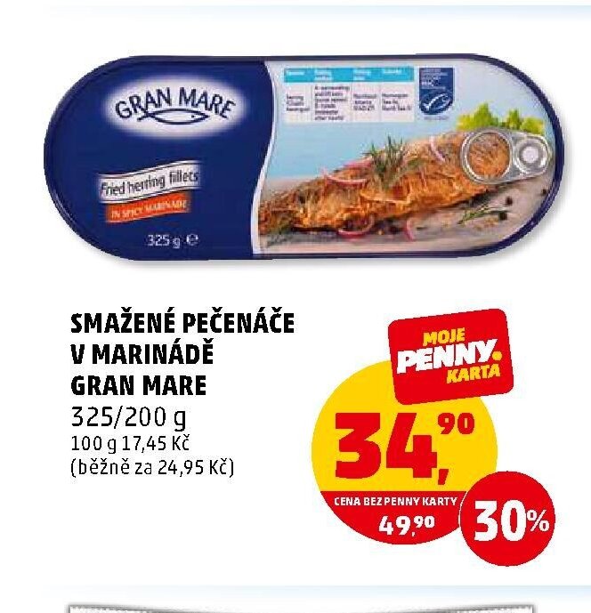 SMAŽENÉ PEČENÁČE V MARINÁDĚ GRAN MARE
