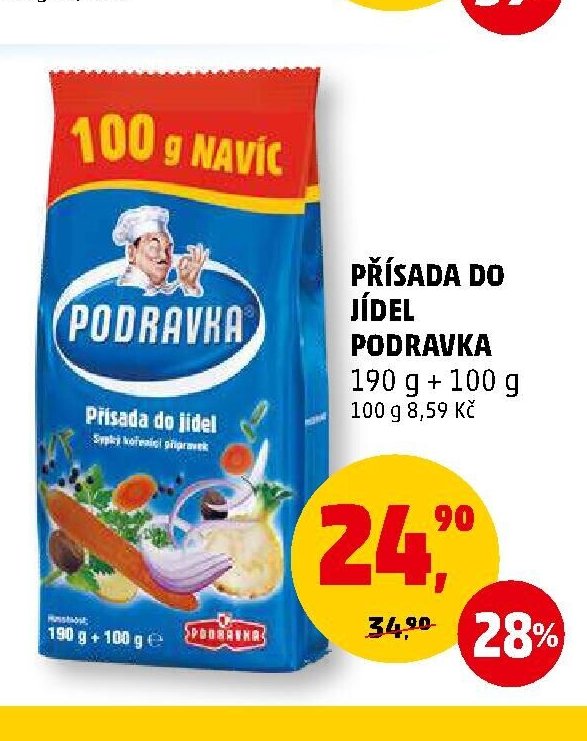 PŘÍSADA DO JÍDEL PODRAVKA