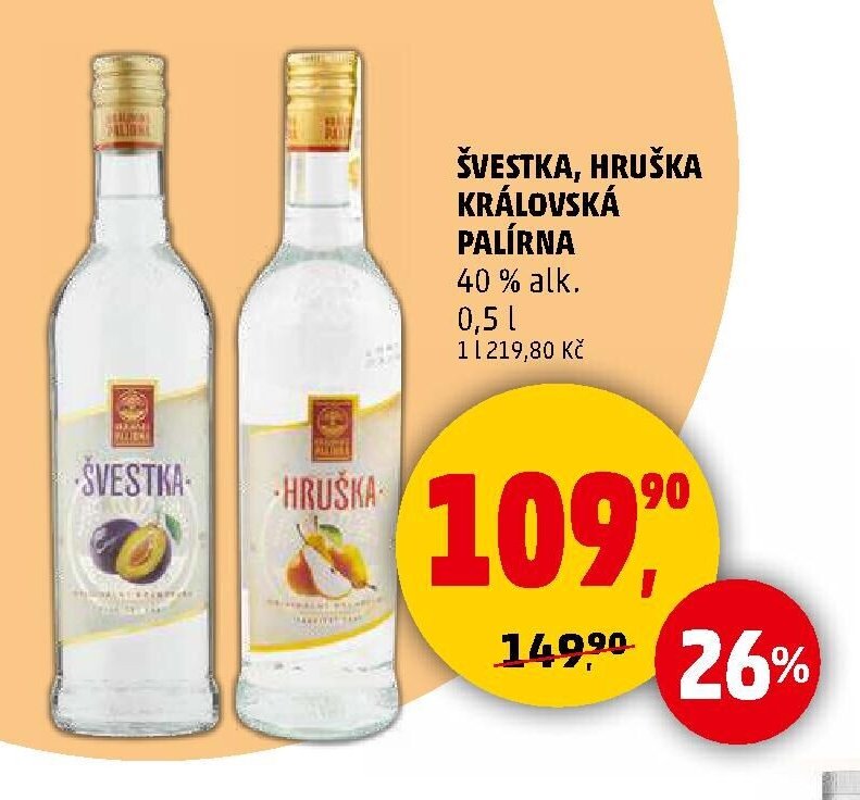 Švestka, Hruška Královská palírna