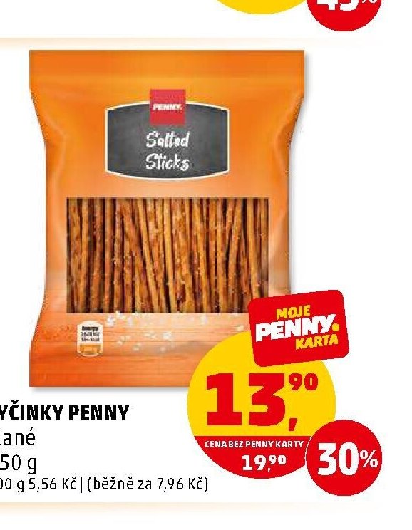 Tyčinky Penny slané