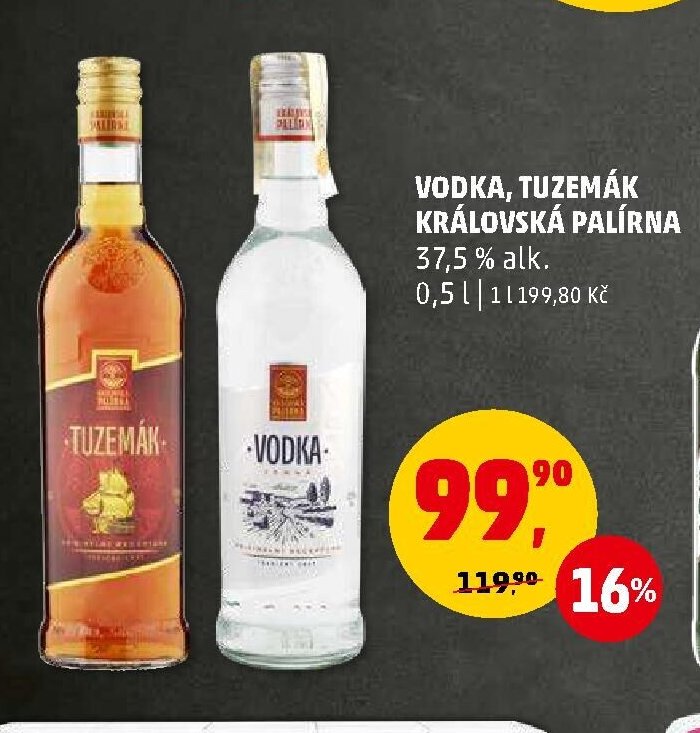 Vodka, Tuzemák Královská Palírna