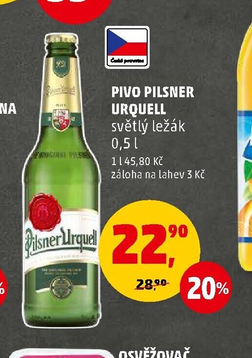 Pivo Pilsner Urquell