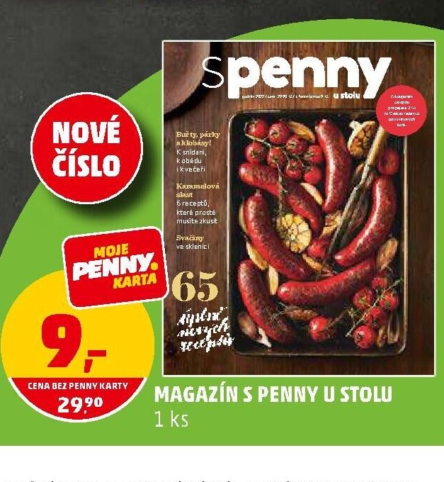 Magazín S Penny u stolu