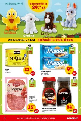 akční leták Penny Market 25.8.2022-31.8.2022