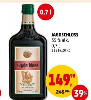 Bylinný likér Jagdschloss