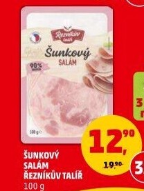 Salám šunkový Řezníkův talíř