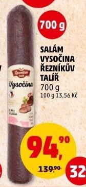 Salám Vysočina Řezníkův talíř