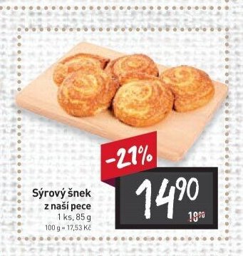 Sýrový šnek z naší pece