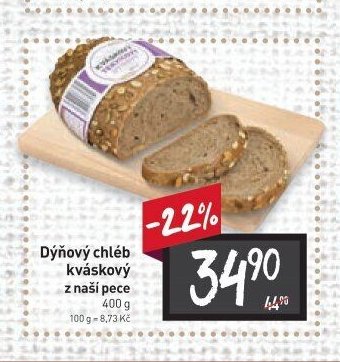 Dýňový chléb kváskový z naší pece