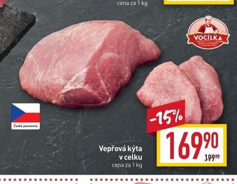 Vepřová kýta v celku