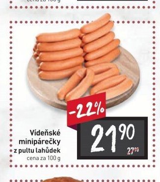 Vídeňské minipárečky