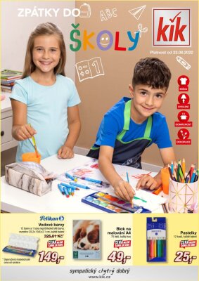 akční leták Kik textil 22.8.2022-19.9.2022