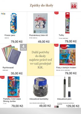 akční leták Kik textil 22.8.2022-19.9.2022