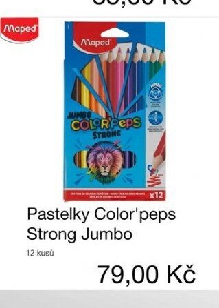 Pastelky Color'peps Strong Jumbo