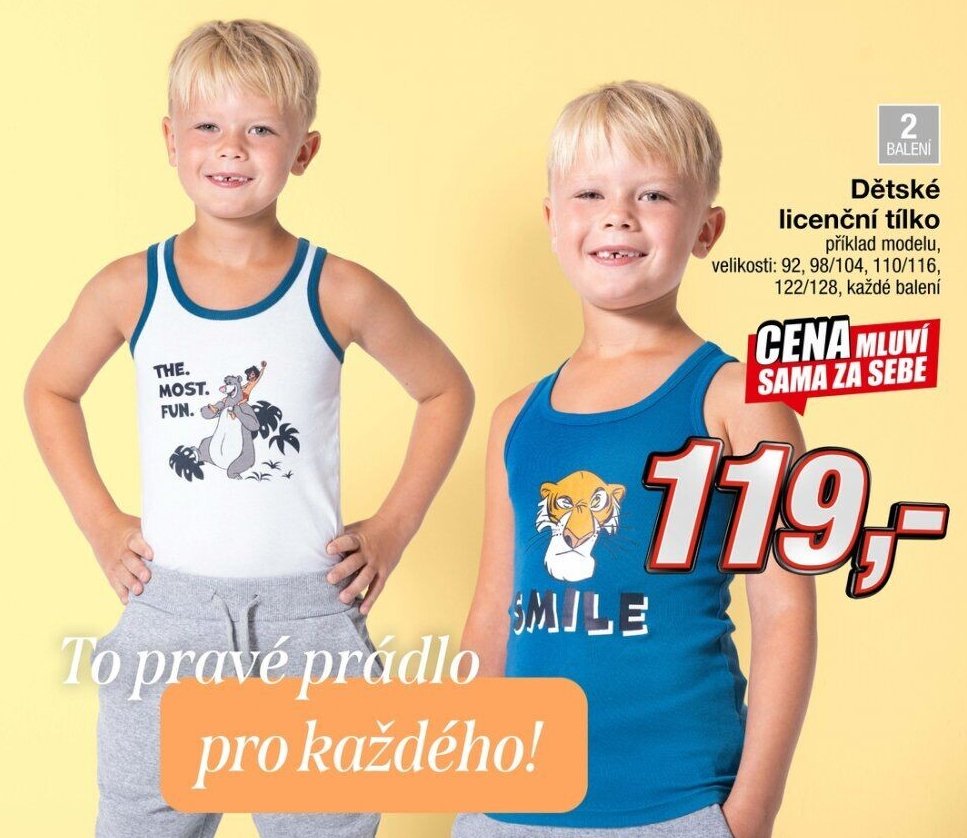 Dětské licenční tílko