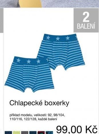 Chlapecké boxerky