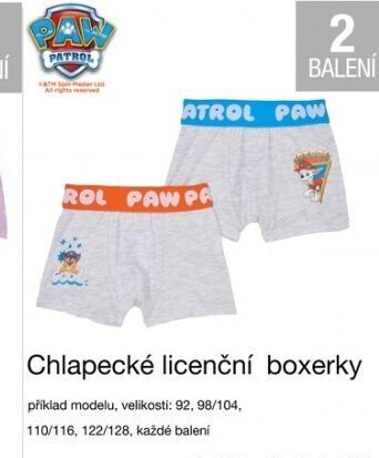 Chlapecké licenční boxerky
