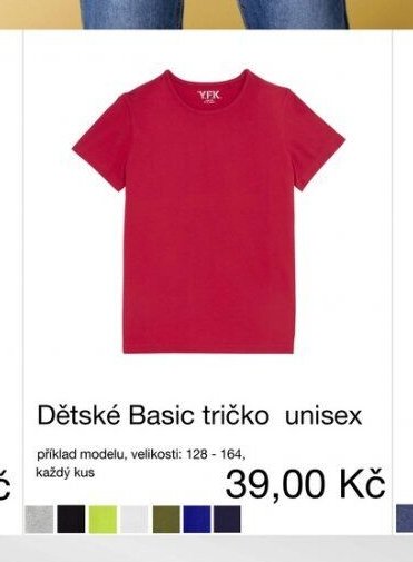 Dětské Basic tričko unisex