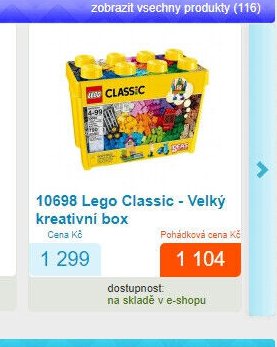 10698 Lego Classic - Velký kreativní box